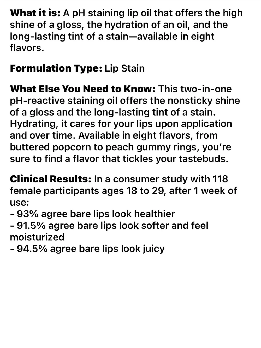 URBAN DECAY Nitro Buzz Lip Toy Long-Lasting pH Hydrating Lip Oil Stain New FullS
